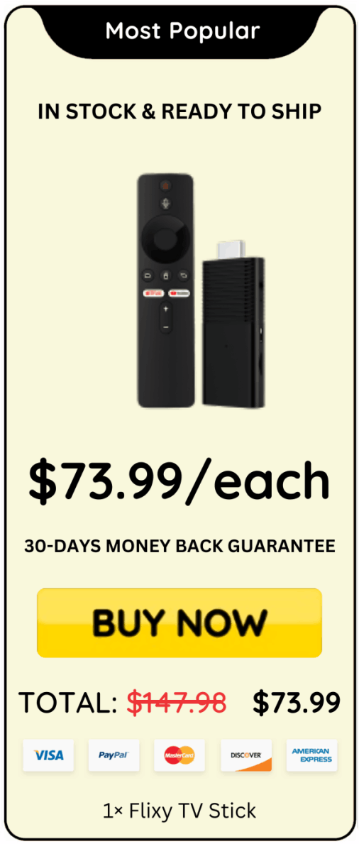 Flixy TV Stick offer price 